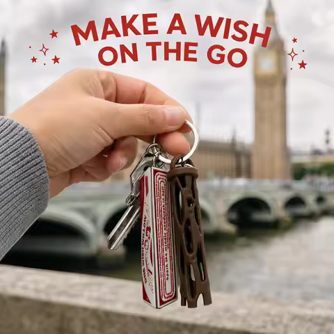 One Wish Willow Keychain Cosplay Obsession Wishing Willow Stick Keychain Bag Pendant Fans Gift Fun P