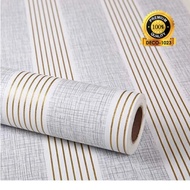 8Mx45cm Long Striped Wallpaper Sticker (Grade A+)