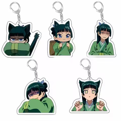 Medicine House Girl Maomao Apothecary Diaries Cat Fun Keychain Acrylic Animation Related Product Bag