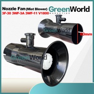 3WF-3A Nozzle Fan 60MM Mist Blower 3F-30 3WF-3A 3WF-11 Nozzle Mesin Sembur Racun