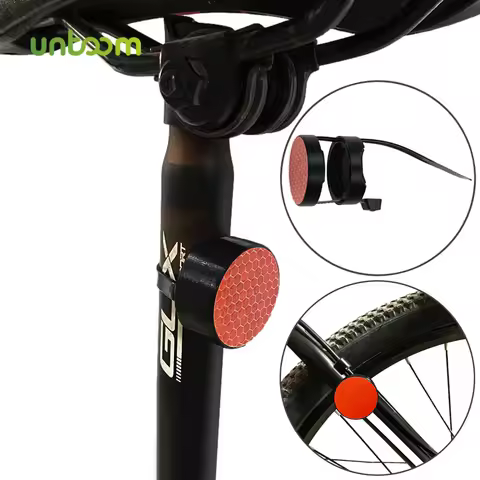 Untoom For AirTag Bike Reflector Mount Universal Bicycle Taillight Reflector Holder Stand For AirTag