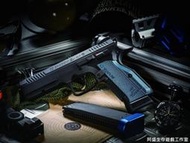 【阿盛生存遊戲工作室】KJ CZ SHADOW 2 授權刻字版 CNC滑套 黑藍色 全金屬 CO2短槍