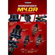 (SPECIAL SAIZ 190MM ) KZR KOZI TSR Y15 LC135 GAS MONOSHOCK M4.0R SHOCK ABSORBER 190MM ADJUSTABLE MON