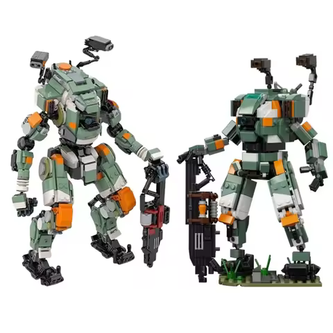 Hot New Titan Fall BT-7274 Pioneer Titan Robot Model Constructor Technical Building Blocks Military 