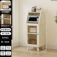 客廳整理收納中式餐邊櫃 茶水櫃 置物架 辦公室茶葉收納儲物櫃 桌邊櫃（平行進口）（快遞送貨上門）