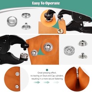 Heavy Duty Snap Fastener Pliers with 323 Piece Canvas Snap Kit