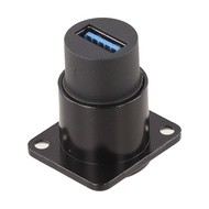 2pcs USB 3 0 Dtype Panel Mount Connector Waterproof and Dustproof Signal Coupler