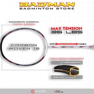 Felet Carbon Woven 18 Badminton Racquet M-Series Racket 4u 82gram Max 36Lbs