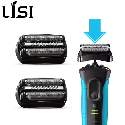 LISI 21B S3 Wet and Dry Replacement Heads for Braun Series 3 Electric Shaver 3040s 3000s 3050cc 3010