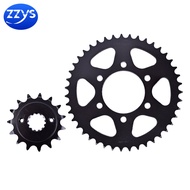 520 15T 43T 46T Motorcycle Front Rear Sprocket Chain Set For Kawasaki Ninja ZX-6R ZX-6RR ZX600 ZX636