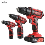 12V 18v 36v Screwdriver Cordless Power tools Rechargeable Battery Wider Profesional 3/8-Inch 2-Speed Cordless Mini Drill Electric