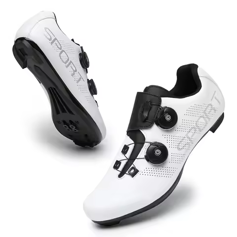 Unisex Cycling Shoes with Look Delta Cleats -Peloton Compatible Spin Shoes with SPD Clips - Indoor R