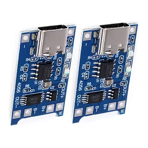 Micro USB Lithium Battery Charger Module TP4056 5V 1A Protection Board For 18650 DIY Battery Chargin