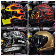 Original Soman Retro/Classic/Vintage Full Face Helmet