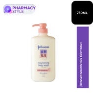 Johnson's pH5.5 Nourishing Body Wash with Honey (750ml) E X P 09 . 2 5
