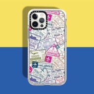 Casetify iPhone 12 Pro Max 耐衝擊保護殼-旅遊印章