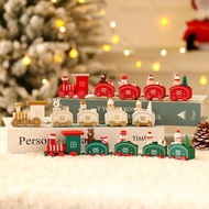 Christmas Gift for Children Wooden Train Creative Educational Toys Birthday Gift Christmas Eve Ornament Decoration
