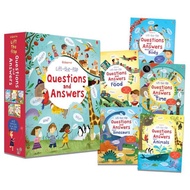 Usborne Lift-the-Flap Questions and Answers Boxset (5 Books)