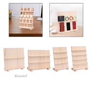[Kesoto1] Wooden Earring Display Stand for Shows Jewelry Display Multi Layers Portable