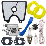 Carburetor Maintenance Kit For 125B 125BX 125BVX 28cc 2-Cycle Leafblower Pull Rope Zama C1Q-W37 Repl