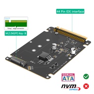 M.2 NGFF Key B SATA SSD to IDE ATA 44Pin Adapter Supports Win XP,  Win 7, Win 8/10/ 11 or Linux