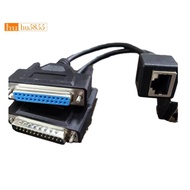 ILDA to RJ45 Signal Conversion Wire DB25 Male/Female Connector- ILDA to Ethernet Cable Adapter Kit N