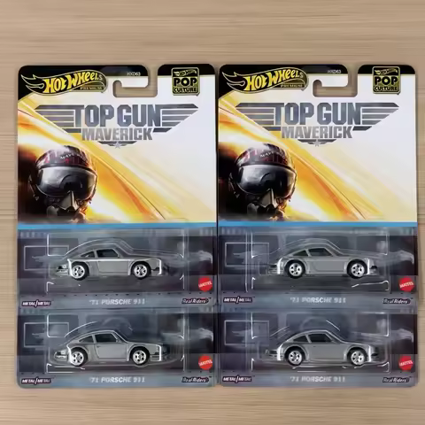 Genuine Hot Wheels HXD63 Pop Culture Series Die Casting Model HW Tour Bus Porsche911 Jeep Decoration