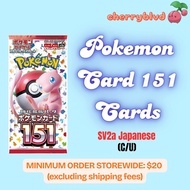 [SG Instock] Pokemon 151 Japanese (SV2a) TCG Cards (C/U)