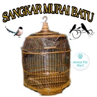 Bird cage, magpie robin, magpie robin (17", 18"H)-(20", 22"H)-(23", 22"H)