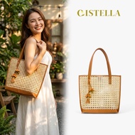 CISTELLA - Women's Bag Aliya Rattan Bag Shoulder Bag Leather Rattan Bag Women's Handbag Aesthetic To