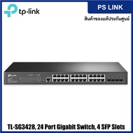 TP-Link TL-SG3428 JetStream™ 24-Port Gigabit L2+ Managed Switch with 4 Gigabit SFP Slots สวิตซ์ฮับ
