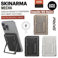Skinarma - SKINARMA MECHA 5000mah PD20W 帶支架款磁吸行動電源 LIGHT GREY-淺灰色