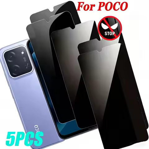 5/1pcs Anti-Spy Screen Protector For Xiaomi Poco X8 Pro Max M6 Pro X6 5G X6 Pro F7 Pro X7 Pro 14T Pr