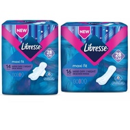 Libresse Maxi Day/Night 28cm Wing (14s)/Non Wing (16s) Disposable Sanitary Napkin Pad Tuala Wanita Pakai Buang