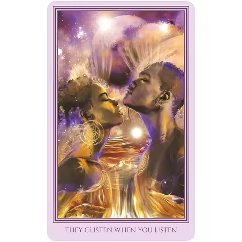 10.4cm X 7.3cm Luminous Humanness Oracle Deck Card Game 44-card Oracle