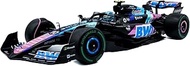OPO 10 - Miniature Car Compatible with Alpine F1 Team A524 Blue P.GASLY Brazilian GP 2024-1:18 Solid