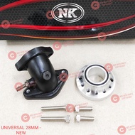 RACING UNIVERSAL UFO INTAKE PIPE (24MM/ 26MM/ 28MM) - EX5/ DREAM/ WAVE/ LC 135/ BONUS/ KRISS/ SRL / 