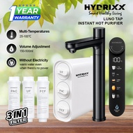 Hydrixx Luno Hot Tap Smart Instant Hot Water Purifier Water Filter Tap with 3in1 Filter Set