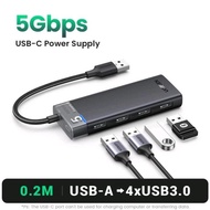 NEWEST - Ugreen Usb 3.0 Hub 4 Ports High Speed Ugreen Usb Splitter Hub 4 Ports