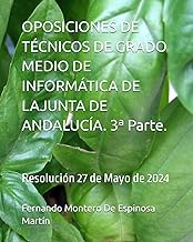 OPOSICIONES DE TÉCNICOS DE GRADO MEDIO DE INFORMÁTICA DE LAJUNTA DE ANDALUCÍA. 3ª Parte.: Resolución