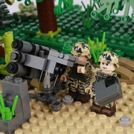 MOC Ukraine Modern Military Military Building Blocks Soldier Minifigure Missile Model RPG Rocket Lau