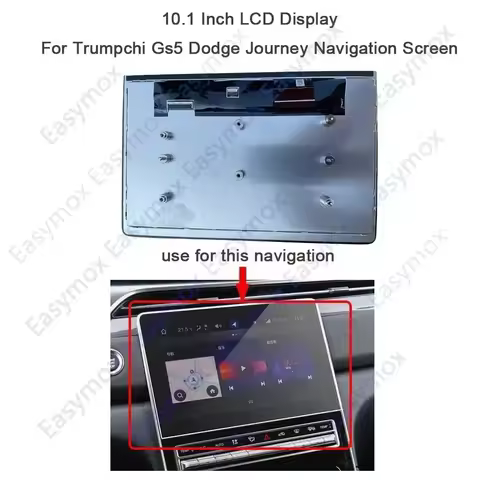 10.1" LCD DISPLAY for 2022 Trumpchi GS5 Dodge Journey Radio Navigation Multimedia Screen Repairment