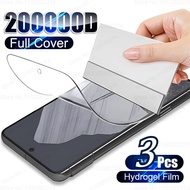 3Pcs 2000D HD Clear Soft Hydrogel Film For Huawei nova 9 8i 8 7i 7 6 5z 5z 5T 5i 5 4e 4 3i 3 SE Pro 