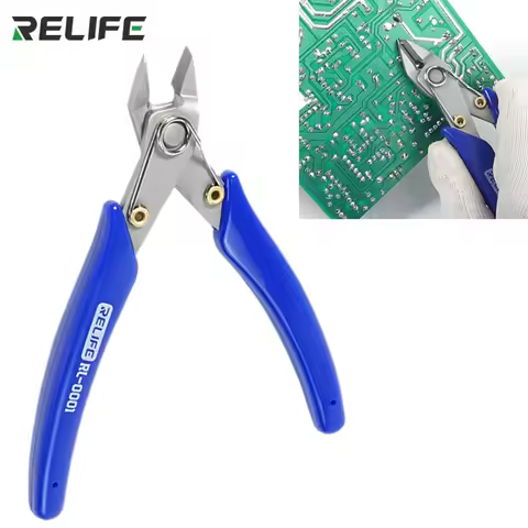 RELIFE RL-0001 Diagonal Pliers High Hardness and Precision Electronic Wire Cutting Nipper Phone Repa