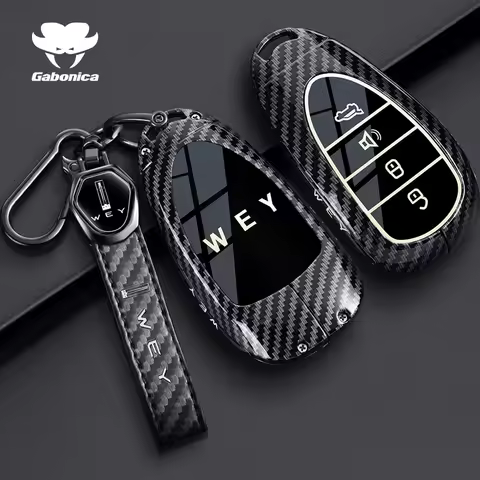 For WEY key cover 23 Coffee 01 VV7 VV6 LatteDHT-PHEV WEY 07 80 New Car Key Decorative Modification A