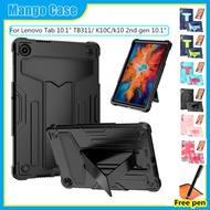 Case For Lenovo Tab 10.1"2025 TB311/ K10C/k10 2nd gen 10.1" Casing PC+Silicone Shockproof  Business 