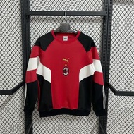 意甲 AC米蘭 AC Milan 紅黑間 長袖 加厚 衛衣 Sweatshirt 全場購滿$600打9.5折 / 滿$800打9折