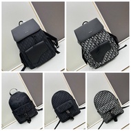 Beg lelaki CD depth blue color leather backpack laptop bag lelaki