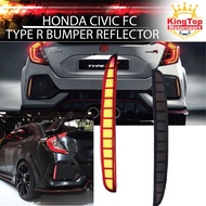 Honda civic fc type r rear bumper led reflector lamp lampu belakang READY STOCK