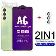 Full Cover Matte Tempered Glass Eye Protection Screen Protector Film Samsung Galaxy A22 5G A32 4G A03 A03s A12 A10 A20 A30 A50 A50s A30s Lens Protector Film